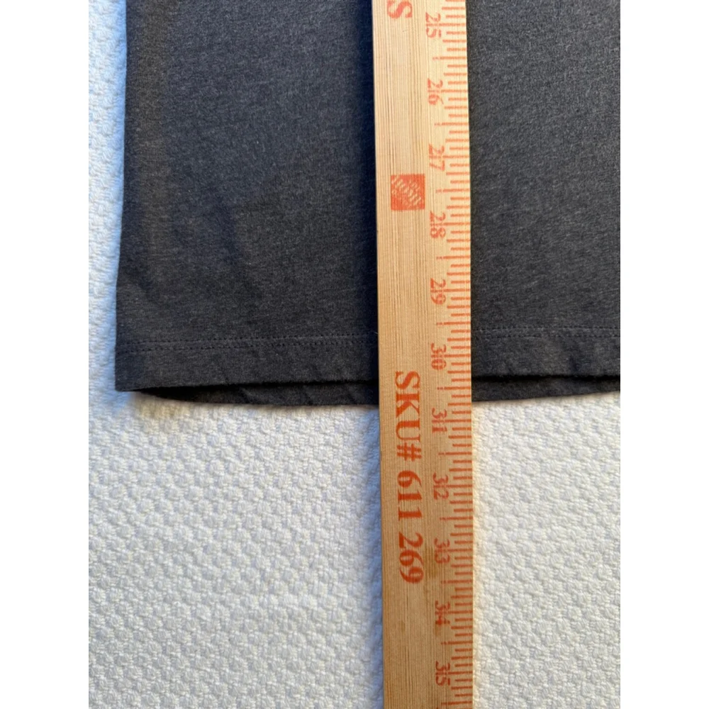 Men's True Religion Red Grey Colorblock Short Sleeve Tee Shirt XXL